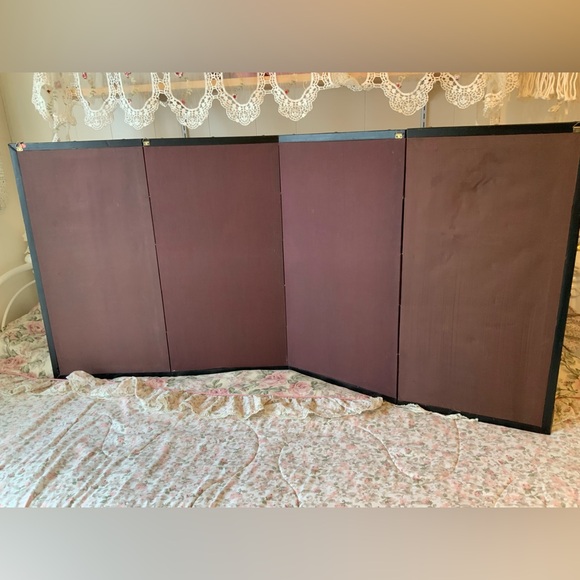 CHINESE SILK SCREEN CIRCA 1980’S COSTAL PRINT STYLE CHINESE PRINTED SILK SCREEN - Picture 10 of 14